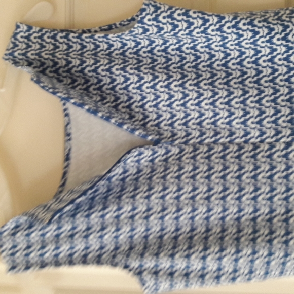 Talbots Blue and White Dress - Picture 5 of 7